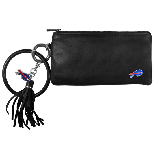 Cartera de cuero con pulsera para mujer de Buffalo Bills