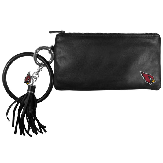 Cartera de cuero con pulsera para mujer de los Cardenales de Arizona