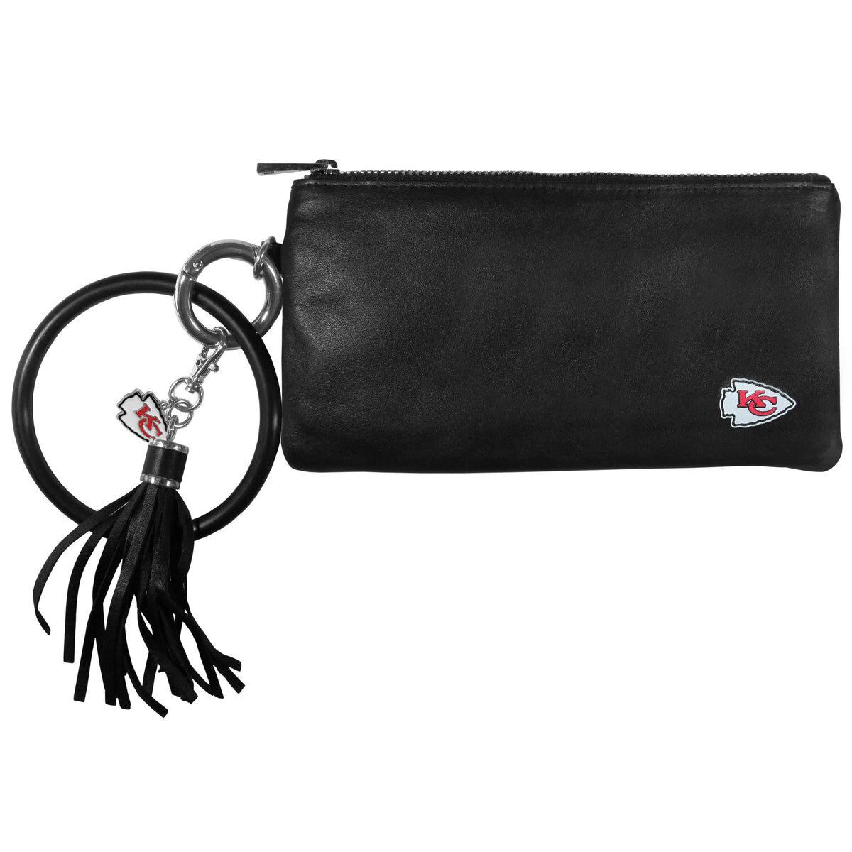 Kansas City Chiefs Leather Women's Bracelet Wallet