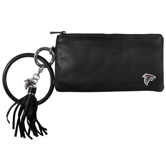 Cartera de cuero con pulsera para mujer de los Atlanta Falcons