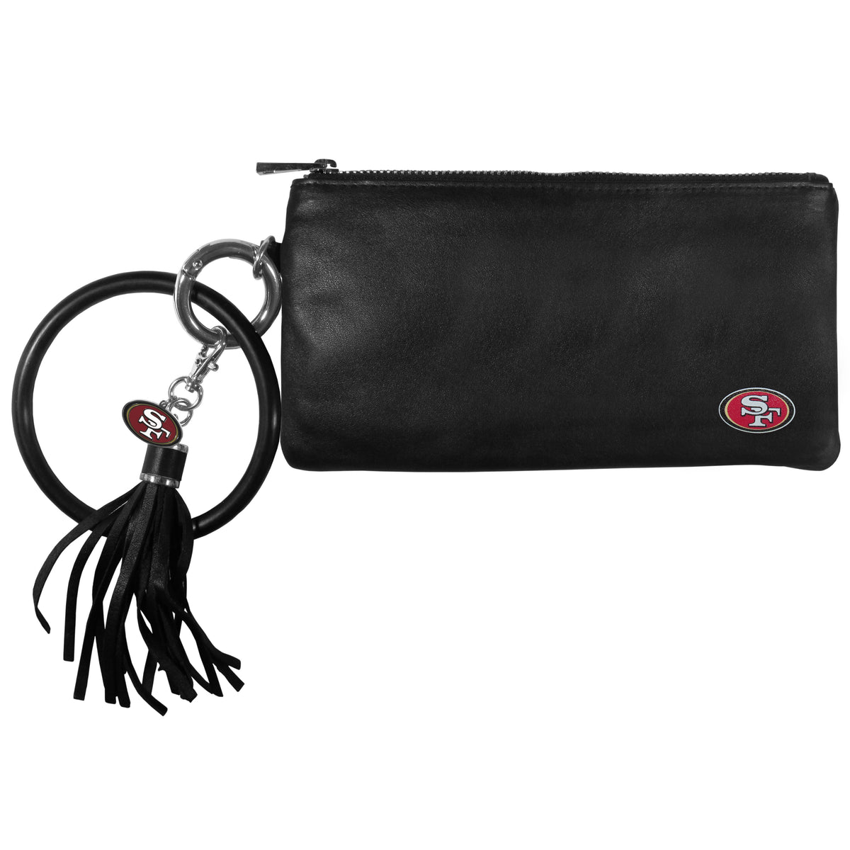 San Francisco 49ers Leather Women's Bracelet Wallet