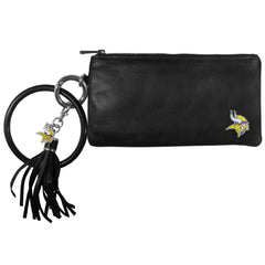 Minnesota Vikings Leather Women's Bracelet Wallet - Minnesota Vikings