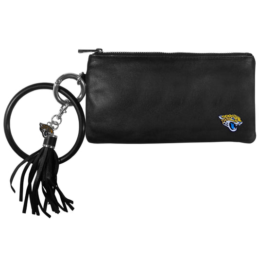 Cartera de cuero con pulsera para mujer de los Jacksonville Jaguars