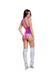 J-Valentine FF279 - Holographic Vinyl Waist Cincher