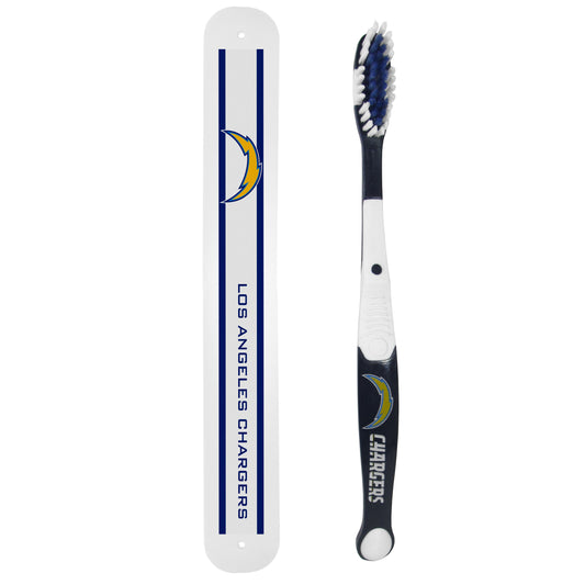 Los Angeles Chargers Toothbrush and Travel Case