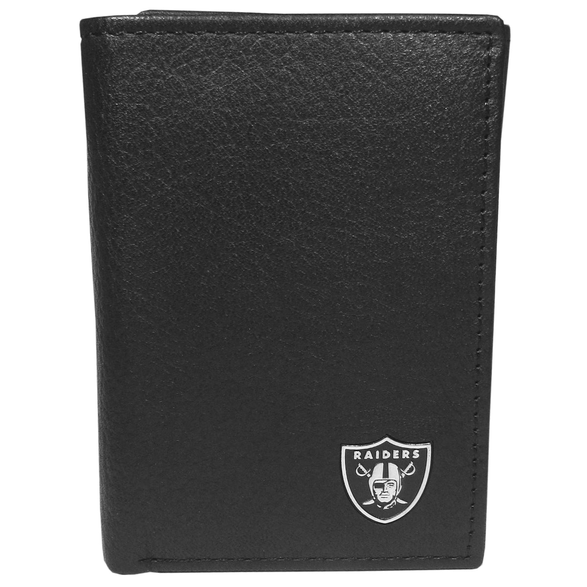 Las Vegas Raiders Leather Logo Tri-fold Wallet