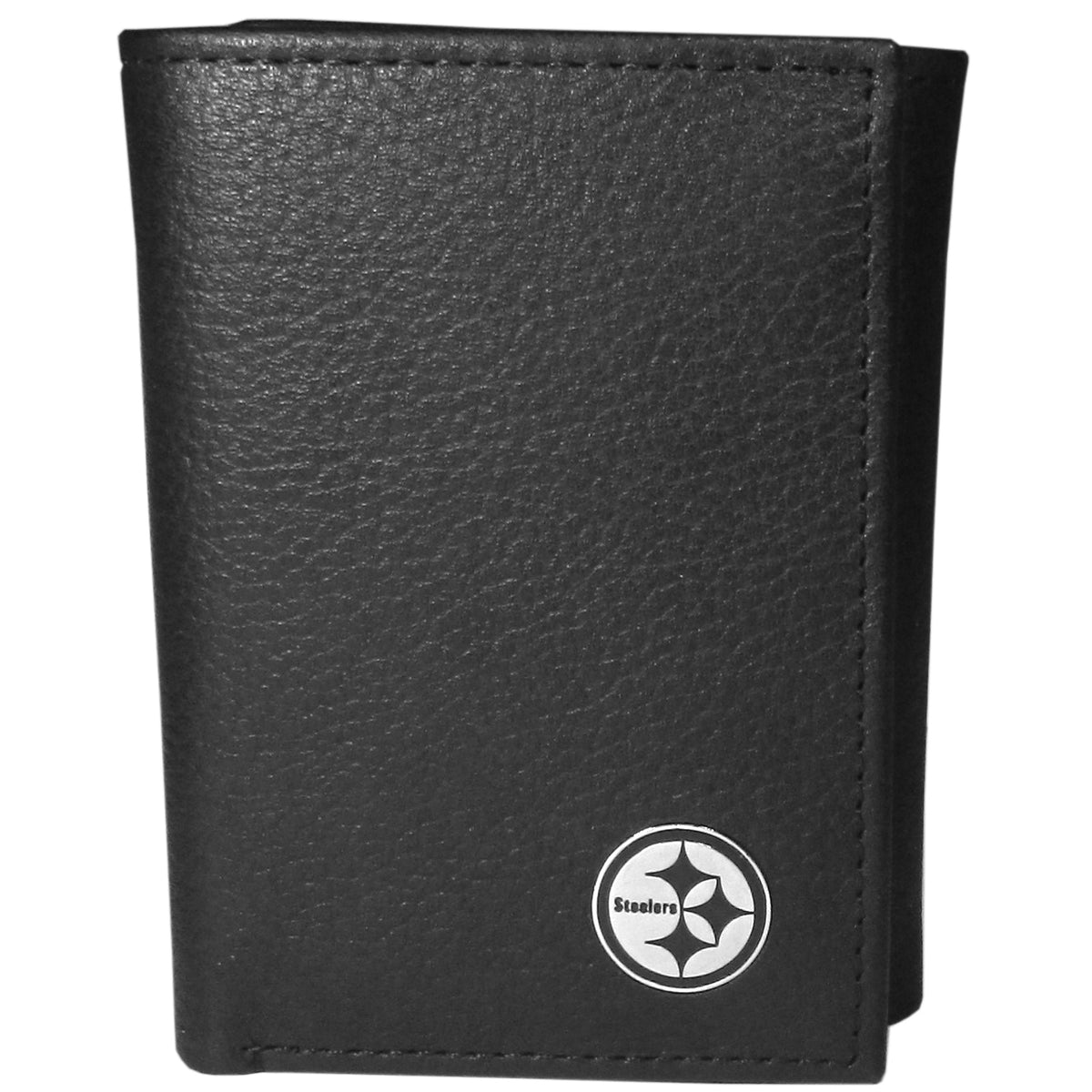 Pittsburgh Steelers Leather Logo Tri-fold Wallet