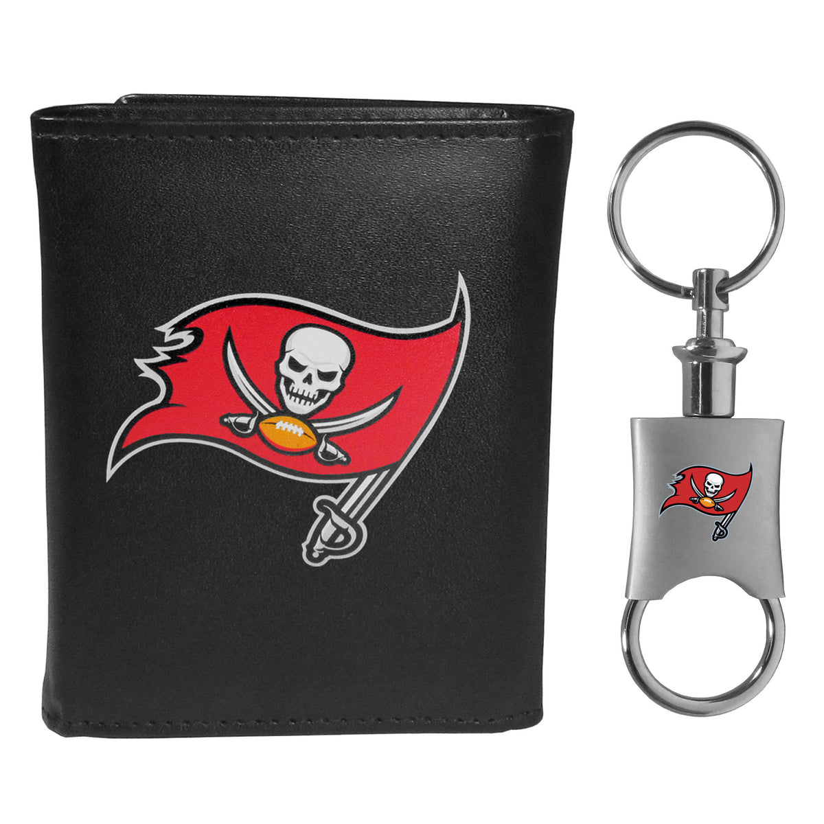 Tampa Bay Buccaneers Tri-fold Wallet & Valet Key Chain