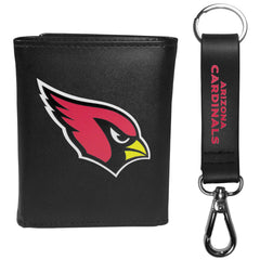 Arizona Cardinals Tri-fold Wallet & Strap Key Chain