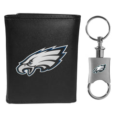 Philadelphia Eagles Tri-fold Wallet & Valet Key Chain