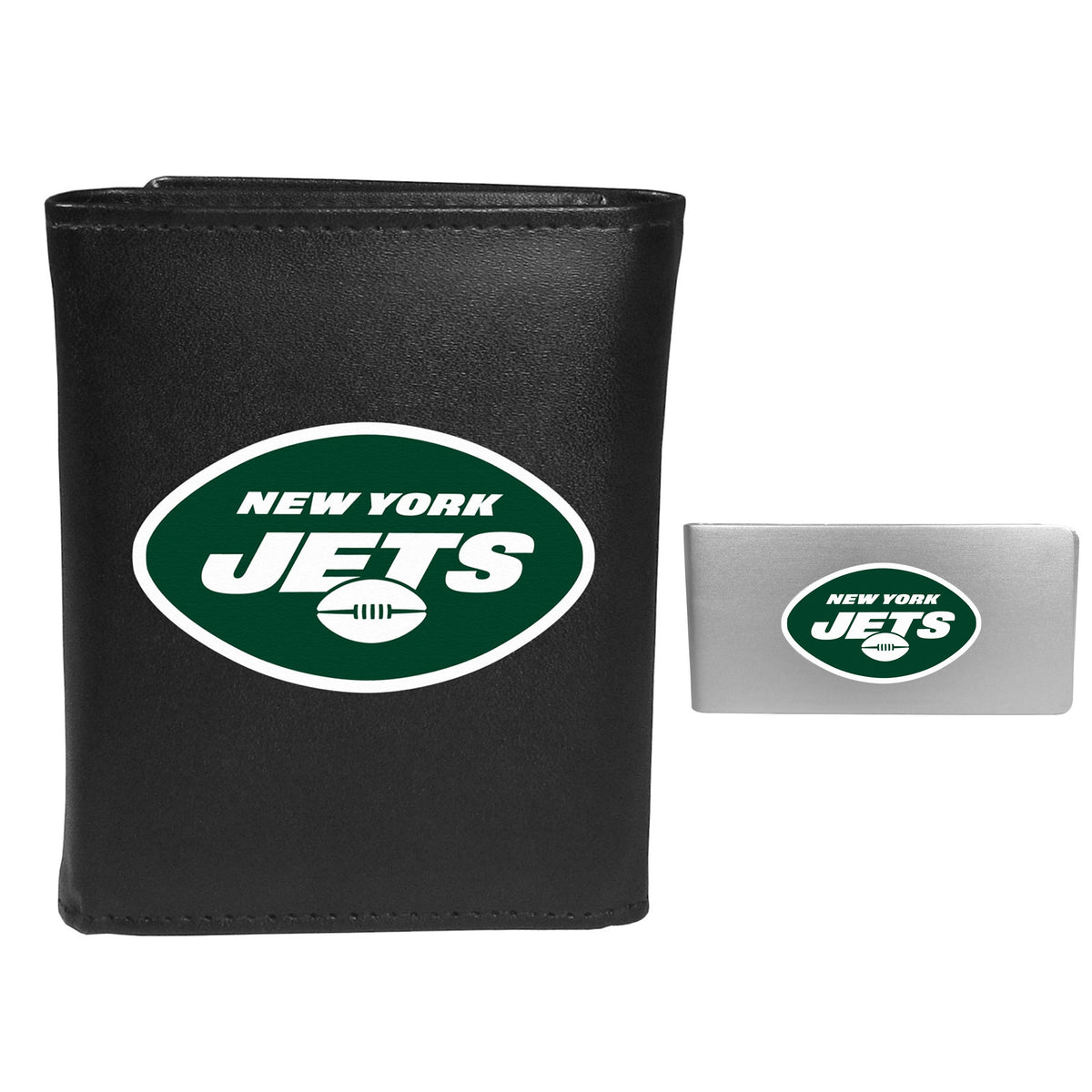 New York Jets Tri-fold Wallet & Money Clip