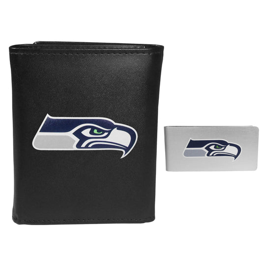 Seattle Seahawks Tri-fold Wallet & Money Clip