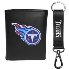 Tennessee Titans Tri-fold Wallet & Strap Key Chain