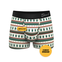 The Stuffed Stocking | Fair Isle Christmas Tree Ball Hammock® Pouch Trunks Underwear