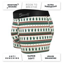 The Stuffed Stocking | Fair Isle Christmas Tree Ball Hammock® Pouch Trunks Underwear