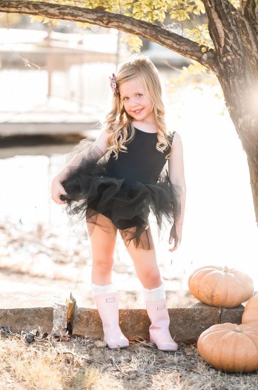 Black Tank Tutu Leotard - Mila & Rose ®