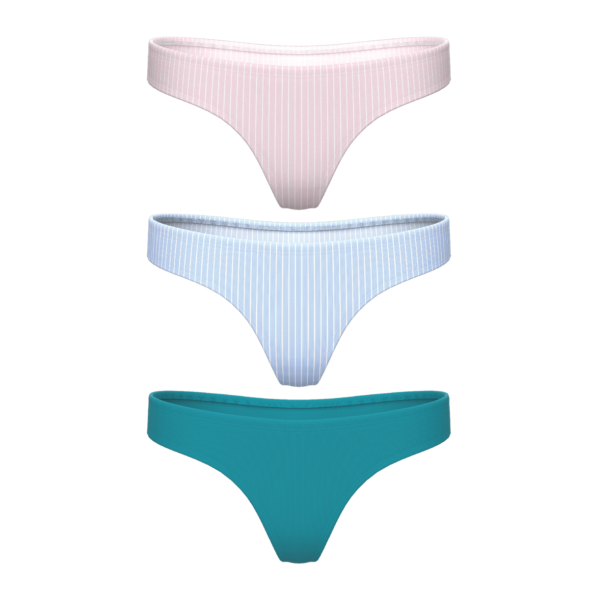 The Feminine Elites | MicroModal Thong 3 Pack