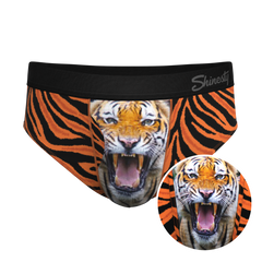 The Feral Feline | Tiger Print Ball Hammock® Pouch Underwear Briefs