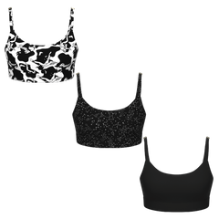 The Flavor of August | Women's Bralette 3 Pack