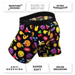 The Flirt | Emoji Ball Hammock® Pouch Underwear