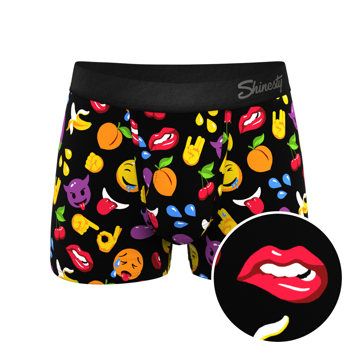 The Flirt | Emoji Ball Hammock® Pouch Trunks Underwear