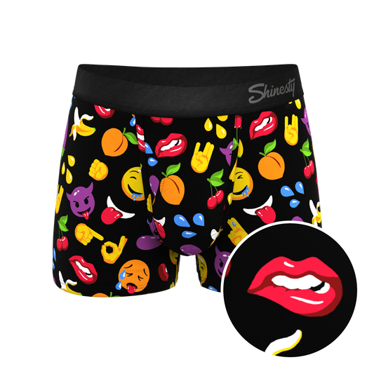 The Flirt | Emoji Ball Hammock® Pouch Trunks Underwear