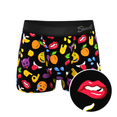 The Flirt | Emoji Ball Hammock® Pouch Trunks Underwear