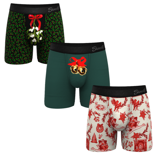 The Flirty Christmas | Ball Hammock® Boxer Brief 3 Pack