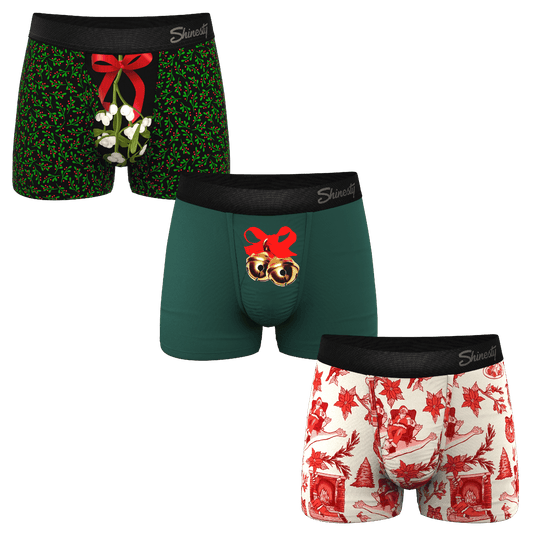 The Flirty Christmas | Ball Hammock® Pouch Trunks Underwear 3 Pack