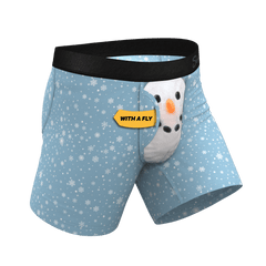 The Flurry Up | Snowman Ball Hammock® Pouch Underwear With Fly