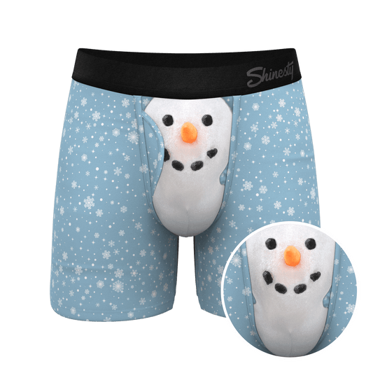 The Flurry Up | Snowman Ball Hammock® Pouch Underwear With Fly