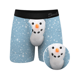 The Flurry Up | Snowman Ball Hammock® Pouch Underwear With Fly