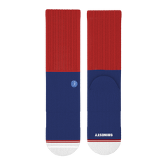 The Fourth | Patriotic Red and Blue Heel Hammock™ Crew Socks