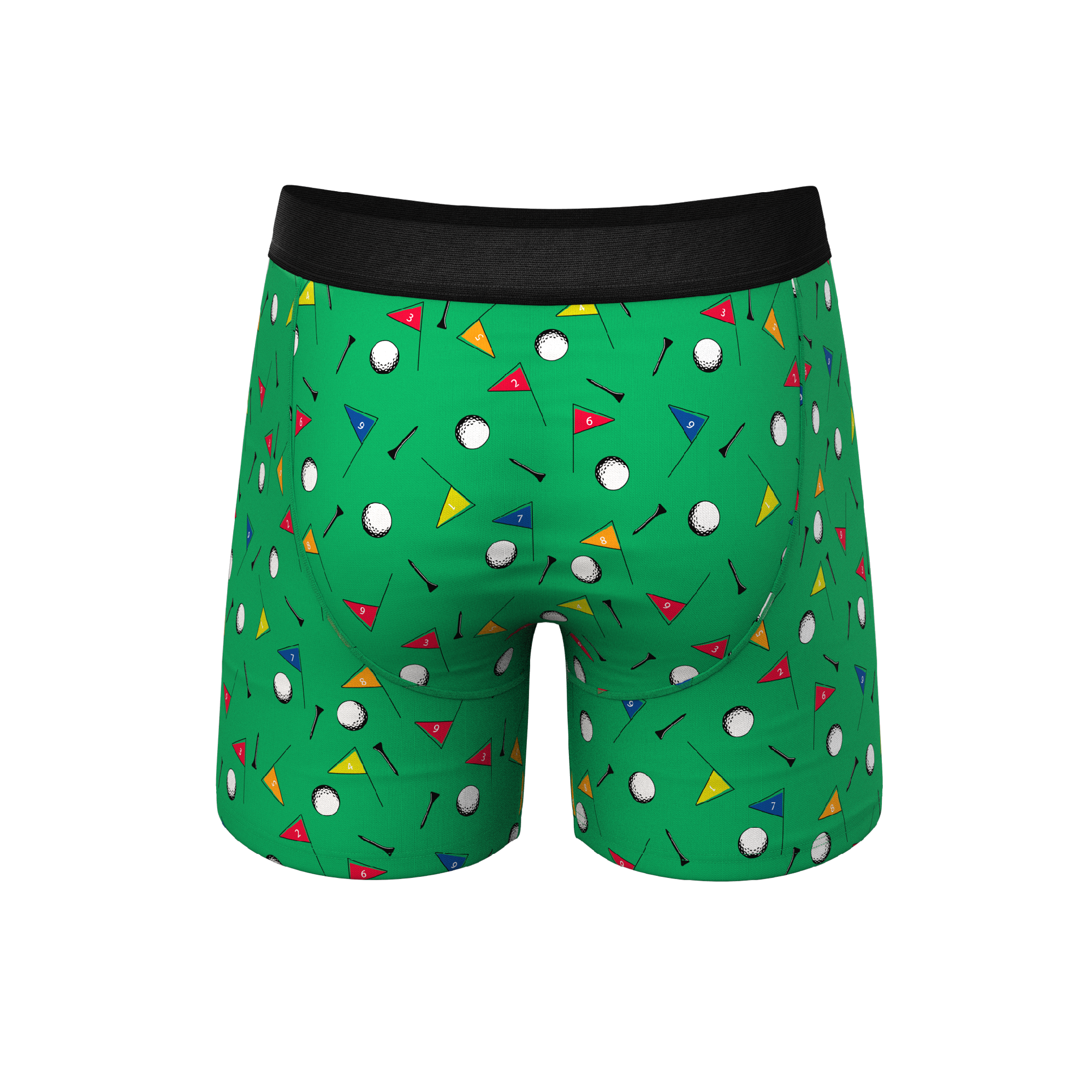 The Front Nine | Golf Ball Hammock® Pouch Underwear With Fly - Shinesty