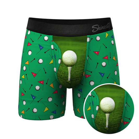 The Front Nine | Golf Ball Hammock® Pouch Underwear With Fly - Shinesty