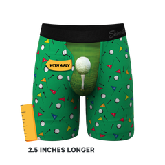 The Front Nine | Golf Ball Long Leg Ball Hammock® Pouch Underwear With Fly