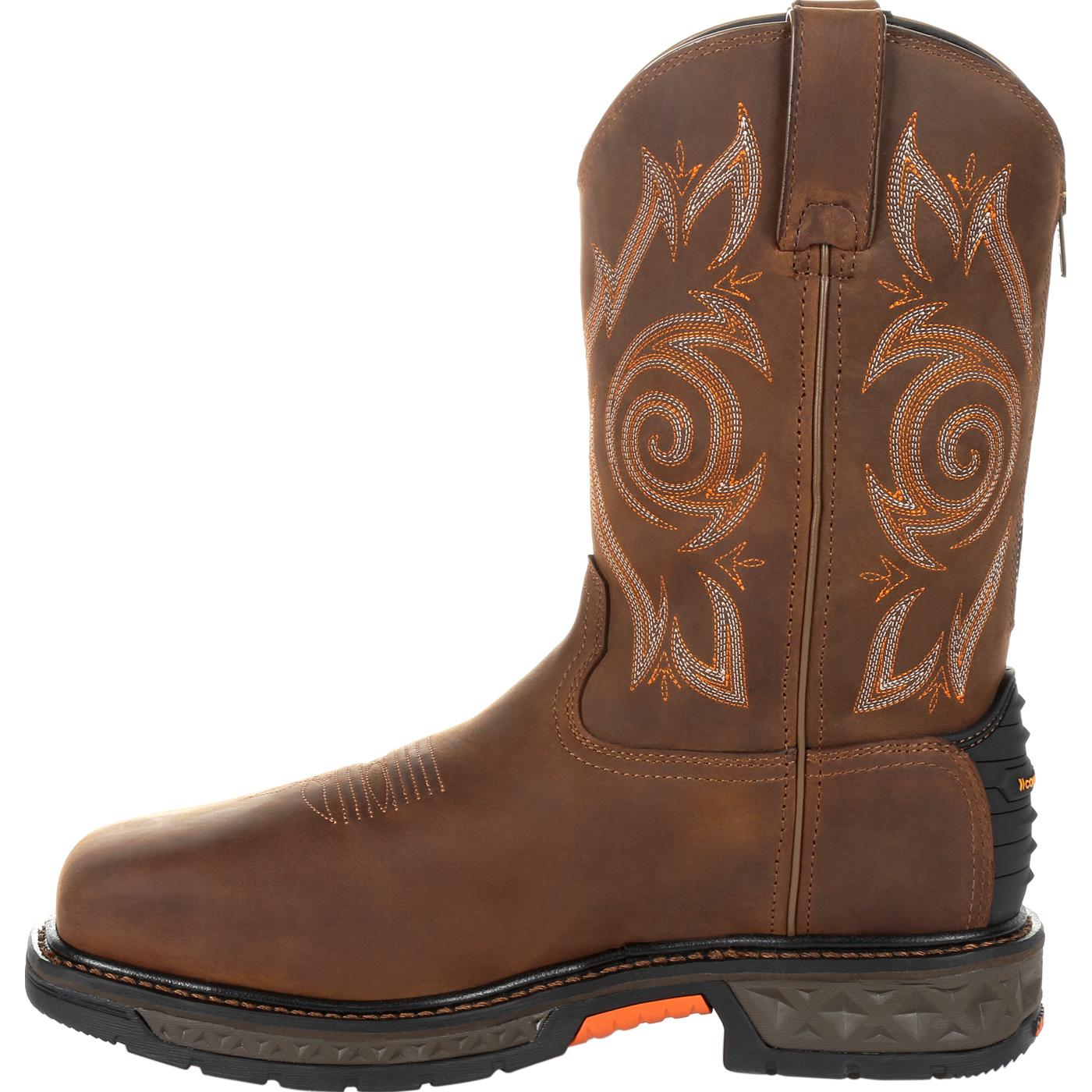 Georgia Boot Carbo-Tec LT Steel Toe Waterproof Pull On Work Boot