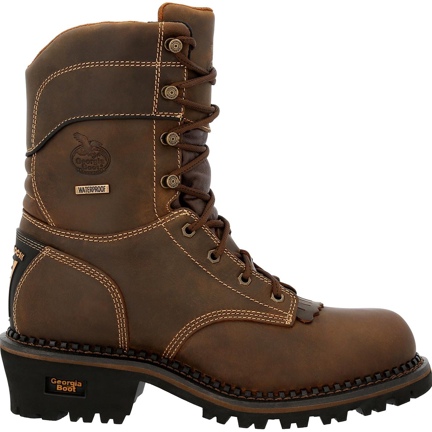 Georgia Boot AMP LT Logger Composite Toe Insulated Waterproof Work Boot