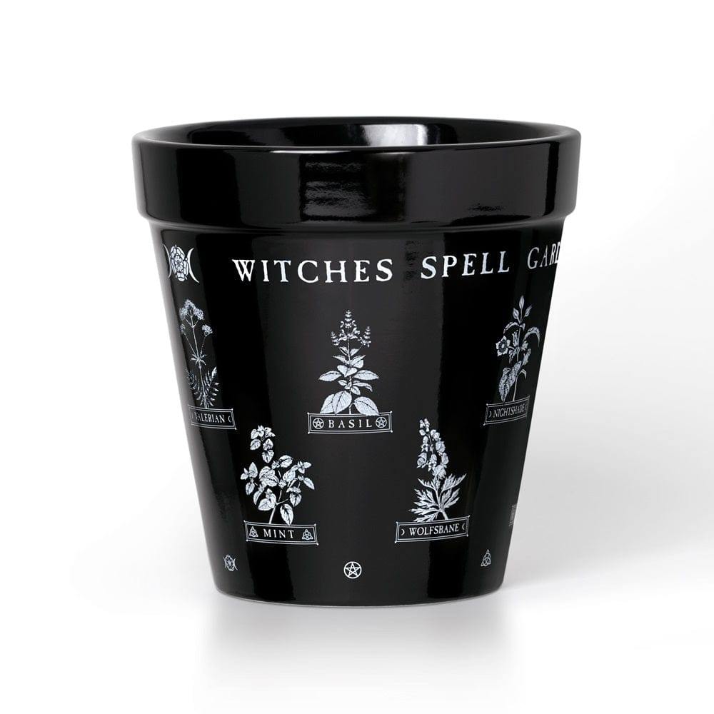 Alchemy Gothic Witches Spell Garden Plant Pot - Alchemy Gothic