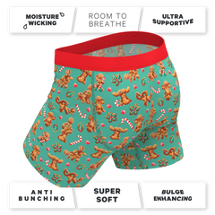 The Ginger Rail | Gingerbread Ball Hammock® Pouch Underwear