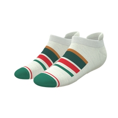 The Ginger Rail | Gingerbread Heel Hammock™ Ankle Socks