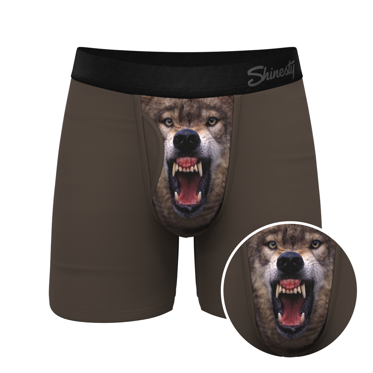 The Grey's Growl | Wolf Ball Hammock® Pouch Underwear With Fly