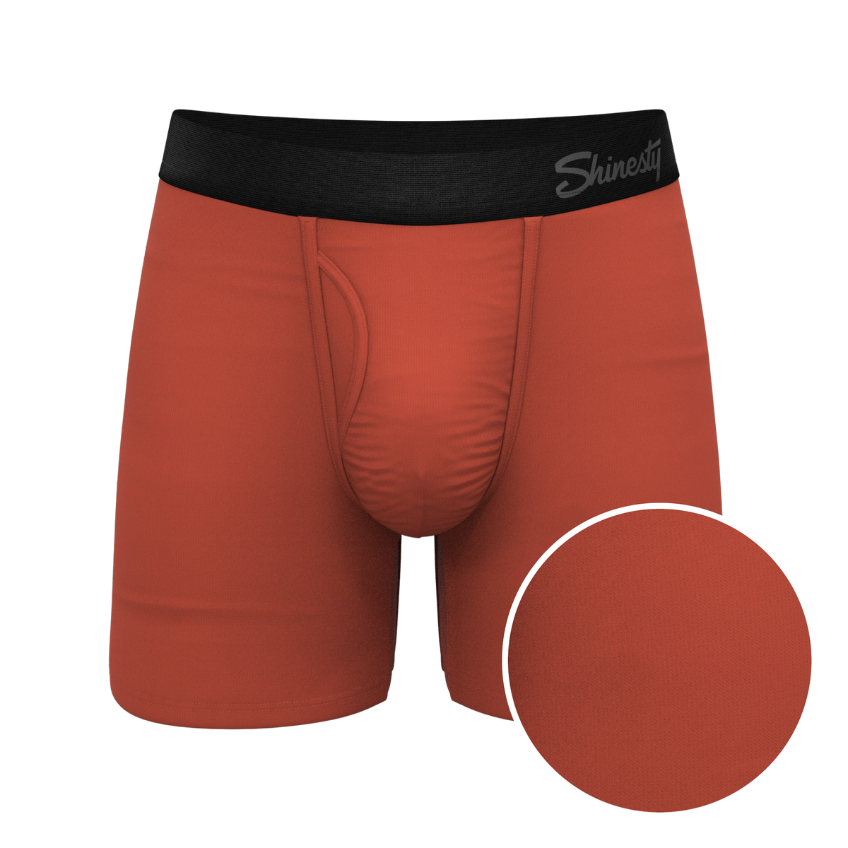 The Gotta Terracotta | Terracotta Orange Ball Hammock® Pouch Underwear With Fly