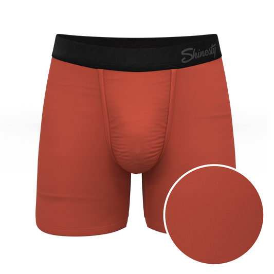 The Gotta Terracotta | Terracotta Orange Ball Hammock® Pouch Underwear - Shinesty