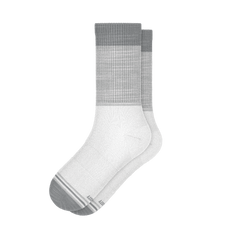 The Gray Matter | Tri Color Block Heel Hammock™ Crew Socks