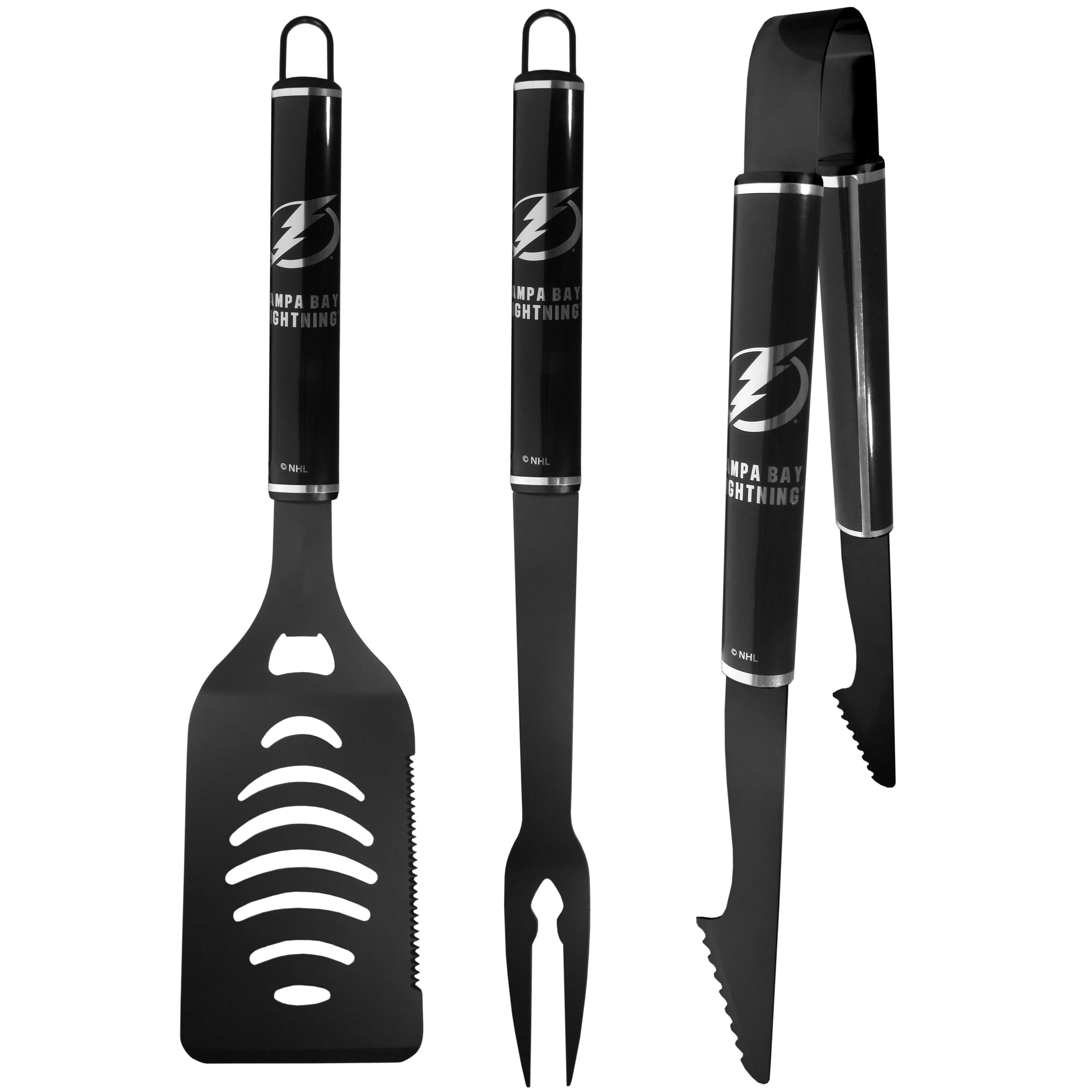 Tampa Bay Lightning® 3 pc Monochromatic BBQ Set