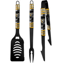 Pittsburgh Penguins® 3 pc Black Tailgater BBQ Set