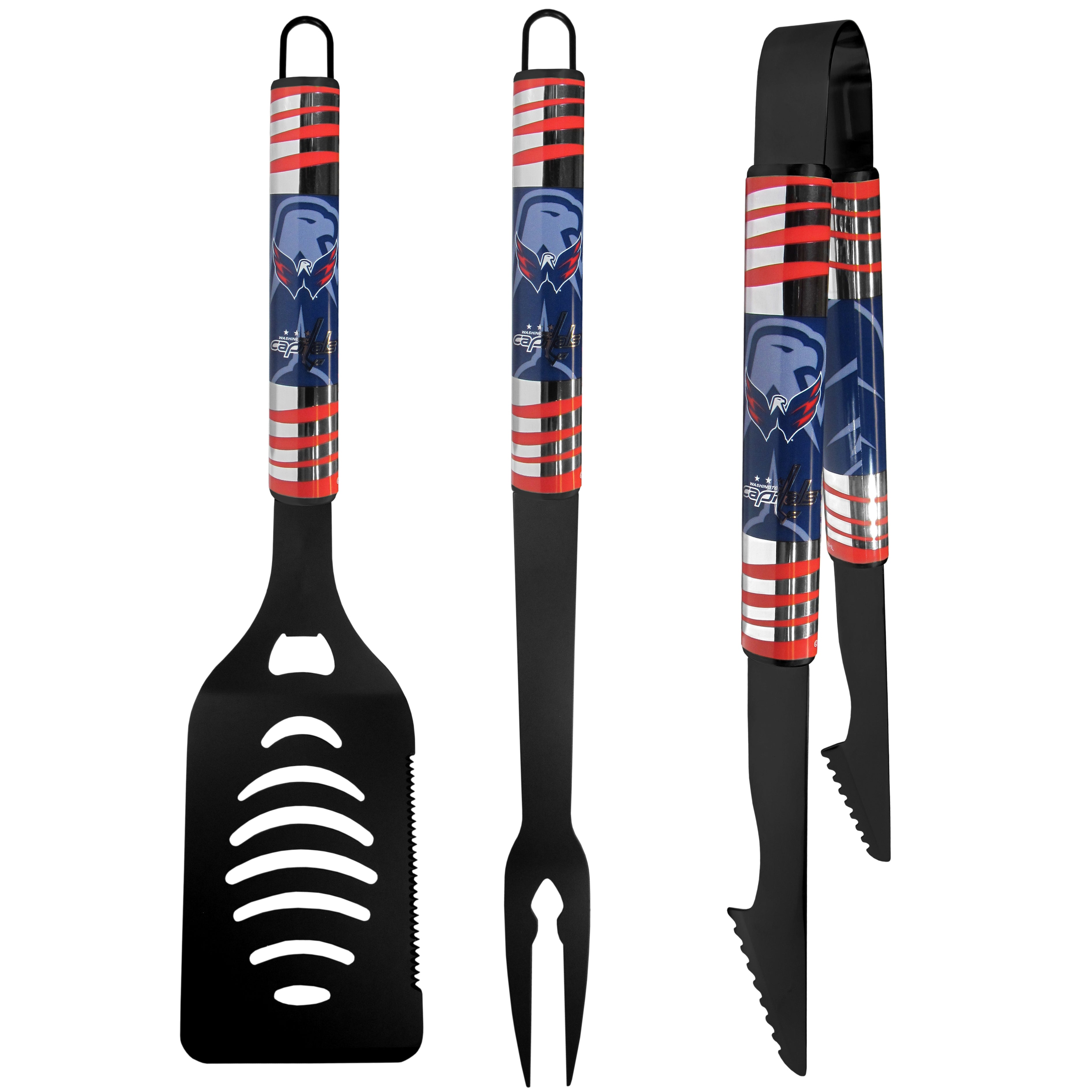 Washington Capitals® 3 pc Black Tailgater BBQ Set