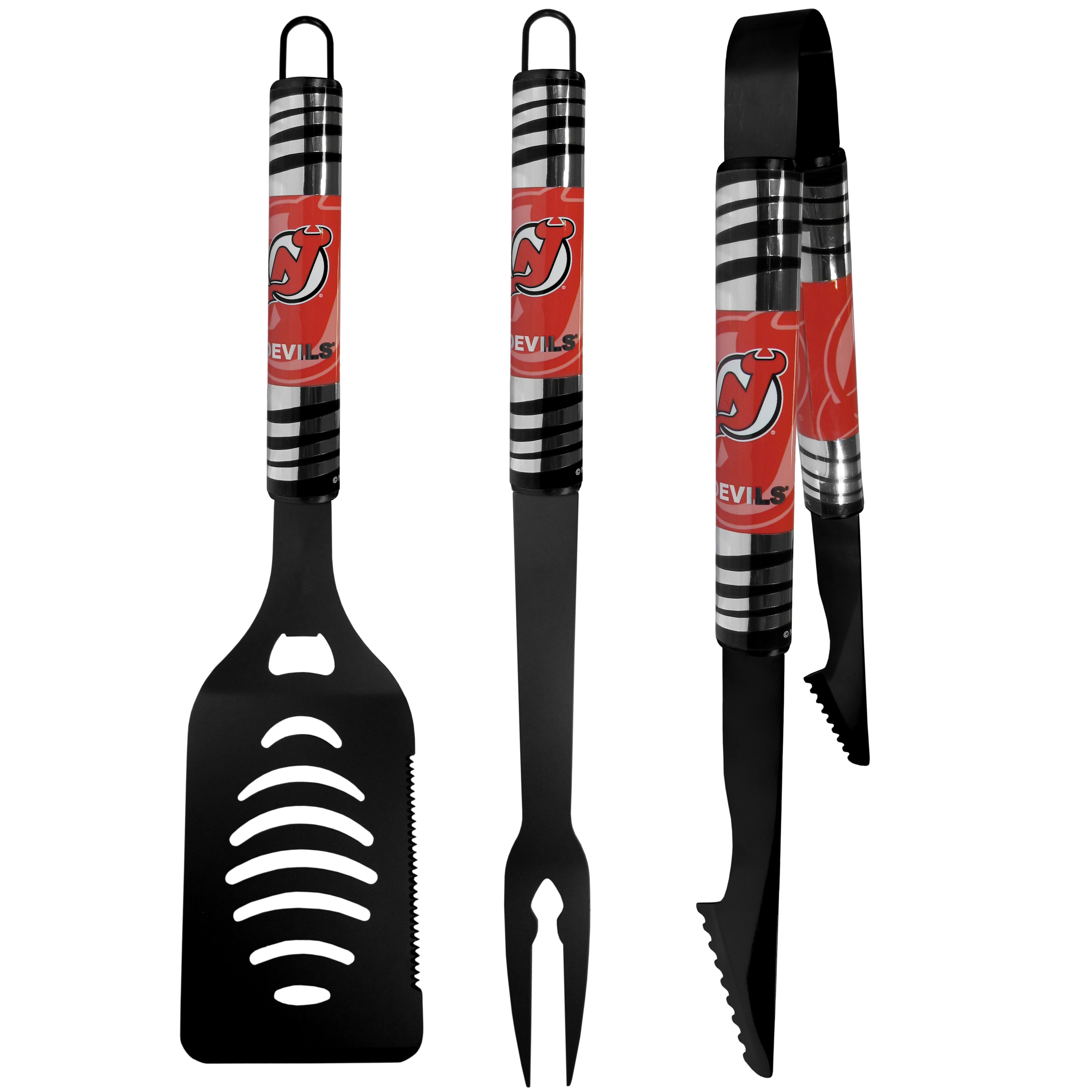 New Jersey Devils® 3 pc Black Tailgater BBQ Set