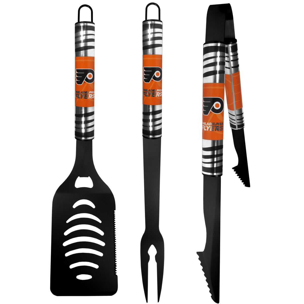 Philadelphia Flyers® 3 pc Black Tailgater BBQ Set